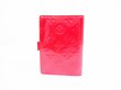 Photo2: LOUIS VUITTON Vernis Pink Document Holders Agenda PM #6632