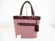 Photo1: LOUIS VUITTON Monogram Mini Canvas Red Tote&Shoppers Bag Lucille GM #6635