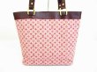 Photo2: LOUIS VUITTON Monogram Mini Canvas Red Tote&Shoppers Bag Lucille GM #6635