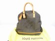 Photo1: LOUIS VUITTON Damier Canvas Geant Gray Hand Bag Purse Aventurire #6637