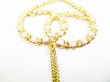 Photo6: CHANEL CC Logo Gold&Pink Heart Motif Chain Necklace #6648