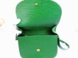 Photo8: LOUIS VUITTON Epi Leather Green Crossbody Bag Saint Cloud GM #6678