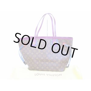 Photo: LOUIS VUITTON Monogram Totem Leather Tote&Shoppers Bag Neverfull MM #6689