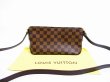 Photo1: LOUIS VUITTON Damier Special Order Brown Crossbody Bag Purse Trotteur #6704