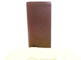 Photo: LOUIS VUITTON Nomade Leather Dark Brown Long Wallet Portefeuille Brazza #6706