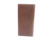 Photo2: LOUIS VUITTON Nomade Leather Dark Brown Long Wallet Portefeuille Brazza #6706