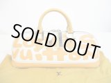 Photo: LOUIS VUITTON Graffiti Beige 2001 Limited Hand Bag Alma Horizontal #6708