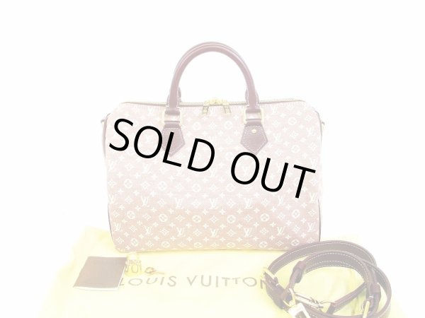 Photo1: LOUIS VUITTON Monogram Idylle Sepia Hand Bag Speedy 30 Bandouliere #6712