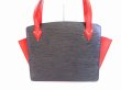 Photo2: LOUIS VUITTON Epi Leather Black&Red Hand Bag Purse Varenne #6724