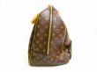 Photo3: LOUIS VUITTON Monogram Leather Brown Boston Bag Hand Bag Evasion #6762