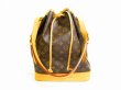 Photo1: LOUIS VUITTON Monogram Leather Brown Shoulder Bag Purse Noe #6765