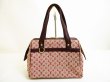 Photo1: LOUIS VUITTON Monogram Mini Canvas Red Hand Bag Purse Josephine PM #6775