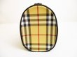 Photo4: BURBERRY Nova Check PVC Brown Hand Bag Mini Boston Bag Purse #6875