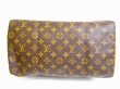 Photo5: LOUIS VUITTON Monogram Leather Brown Hand Bag Purse Speedy35 #6886