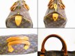 Photo7: LOUIS VUITTON Monogram Leather Brown Hand Bag Purse Speedy35 #6886