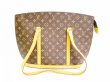 Photo1: LOUIS VUITTON Monogram Leather Brown Tote&Shoppers Bag Babylone #6891