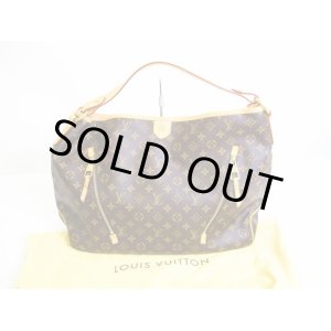 Photo: LOUIS VUITTON Monogram Leather Brown Shoulder Bag Hobo Delightful GM #6909