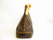 Photo3: LOUIS VUITTON Monogram Leather Brown Shoulder Bag Hobo Delightful GM #6909