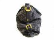 Photo3: LOUIS VUITTON Monogram Denim Black Hand Bag w/Strap Neo Cabby GM #6918