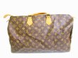 Photo2: LOUIS VUITTON Monogram Leather Brown Hand Bag Purse Speedy40 #6919