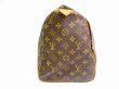 Photo3: LOUIS VUITTON Monogram Leather Brown Hand Bag Purse Speedy40 #6919