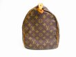 Photo4: LOUIS VUITTON Monogram Leather Brown Hand Bag Purse Speedy40 #6919