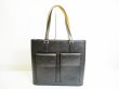 Photo1: LOUIS VUITTON Monogram Mat Leather Black Shoppers Bag Purse Will Wood #6947