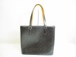 Photo2: LOUIS VUITTON Monogram Mat Leather Black Shoppers Bag Purse Will Wood #6947