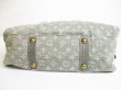 Photo5: LOUIS VUITTON Monogram Denim Gray Hand Bag W/strap Neo Cabby MM #6953