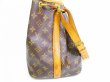 Photo4: LOUIS VUITTON Monogram Leather Brown Shoulder Bag Purse Petite Noe #7010