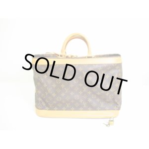 Photo: LOUIS VUITTON Monogram Leather Brown Duffle Bag Hand Bag Cruiser Bag 40 #7040