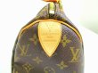 Photo10: LOUIS VUITTON Mon Monogram Leather Brown Hand Bag Purse Speedy 25 #7046