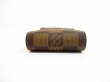 Photo5: LOUIS VUITTON Damier Brown Leather Cigarette Case Tabacco Case #7069