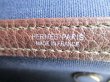 Photo10: HERMES Canvas and Leather Red Brown Hand Bag Purse Garden Party PM #7078