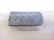 Photo1: BOTTEGA VENETA Leather Dark Brown Magnetic Money Clip #7093