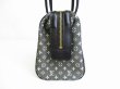 Photo3: LOUIS VUITTON Monogram Mini Black Canvas Hand Bag Purse Josephine PM #7116