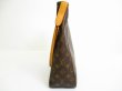 Photo4: LOUIS VUITTON Monogram Brown Leather Shoulder Bag Purse Looping GM #7120