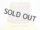 Photo: LOUIS VUITTON Azur White Leather Crossbody Bag Purse Pohette Bosphore #7126