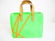 Photo1: LOUIS VUITTON 2002 Limited Vernis Green Patent Leather Hand Bag Reade PM #7193