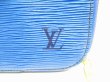 Photo11: LOUIS VUITTON Epi Blue Leather Clutch Bag Document Case Purse #7222