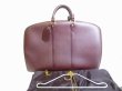 Photo1: LOUIS VUITTON Taiga Bordeaux Leather Helanga 1 poche　Travel Bag Purse #7254