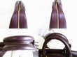 Photo7: LOUIS VUITTON Taiga Bordeaux Leather Helanga 1 poche　Travel Bag Purse #7254