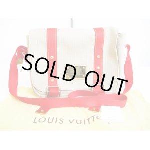 Photo: LOUIS VUITTON Cup Beige Canvas Messenger Crossbody Bag Antigua PM #7255