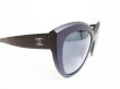 Photo4: CHANEL Gray Lens Brown Plastic Frame  Sunglasses Eye Wear #7283