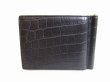 Photo2: Saint Laurent Paris Black Leather Bifold Bill Wallet Purse #7297