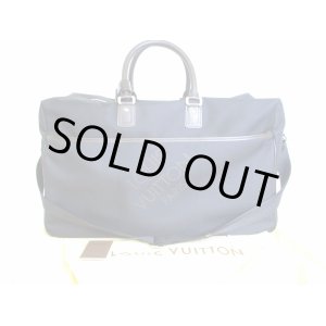 Photo: LOUIS VUITTON Damier Geant Black Canvas Duffle Bag Albatross w/Strap #7304