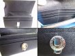 Photo7: BVLGARI Black Leather Logo Clip Bifold Long Wallet #7307