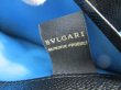 Photo9: BVLGARI Black Leather Logo Clip Bifold Long Wallet #7307