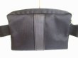 Photo2: HERMES Acapulco Black Canvas and Leather Body Bag Waist Pack Purse #7317