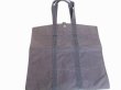 Photo1: HERMES Canvas Her Line Grays Garment bag Suits Bag Shoulder Bag #7321